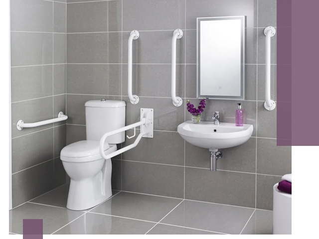 Поручни для санузлов в Лянторе: установка, ремонт и монтаж