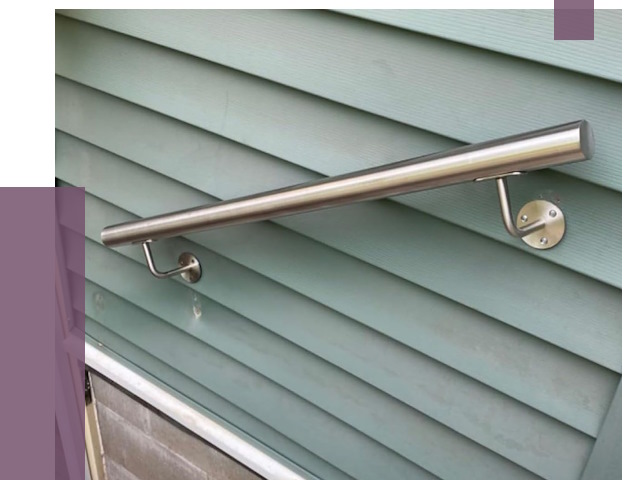 Поручни из нержавеющей стали в Лянторе от 7678 руб.  | ПРОЛЁТ-Лнт